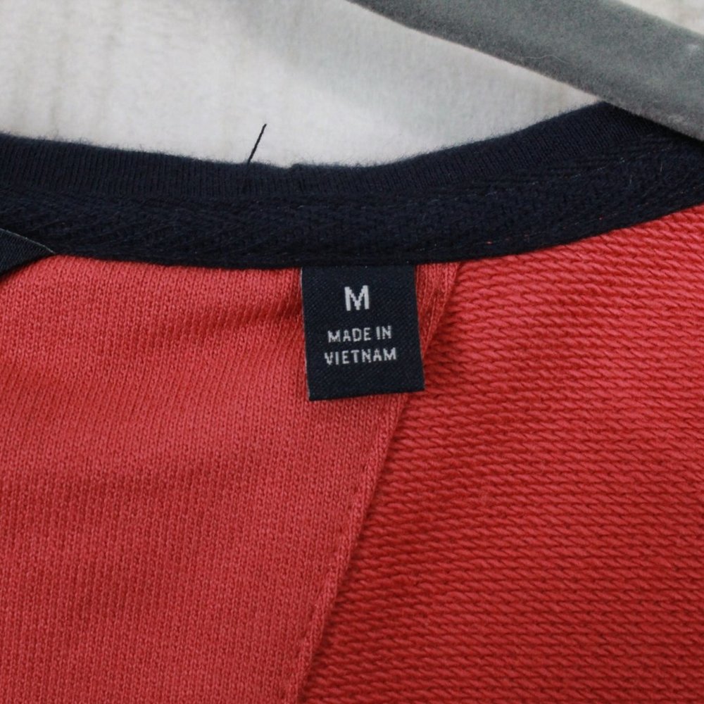 Nautica Orange Sailing Patch Full Zip Cotton Hooded Pullover Jacket Size M - Picture 11 of 13